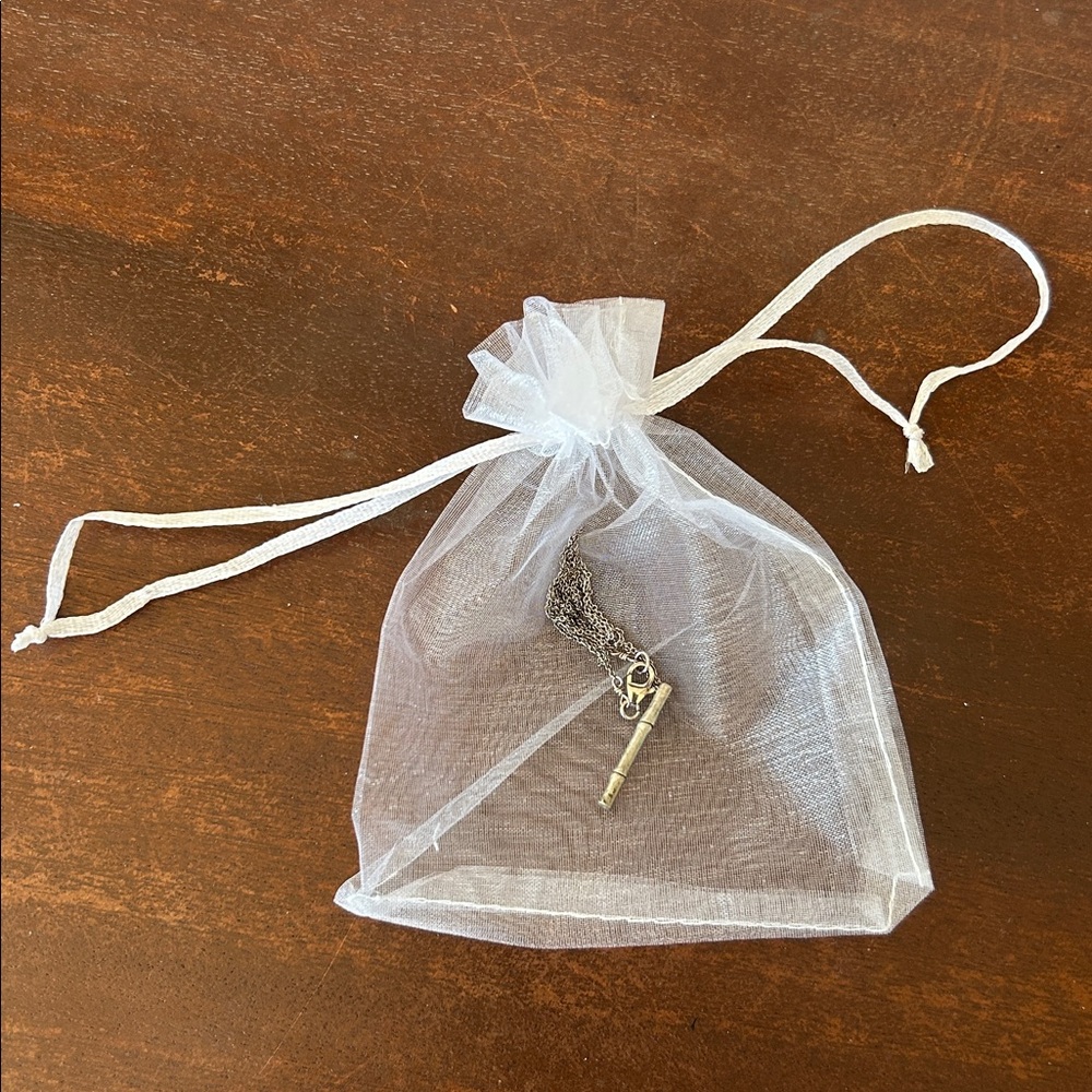 Handcrafted Sterling Silver Wishbone Necklace